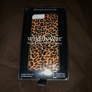 Leopard iPhone 6+/7+/8+ Wildflower Cases